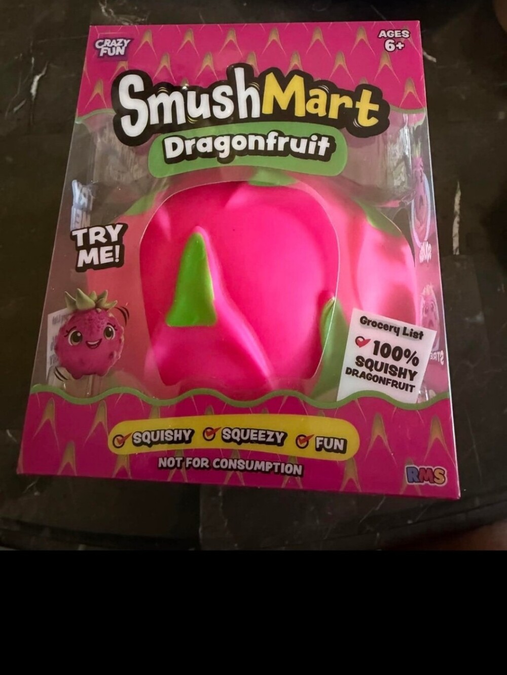 SmushMart Dragonfruit Squishy